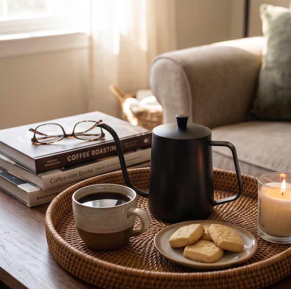 HAY Gooseneck Coffee Pot Black | Pour-Over Coffee | George Sowden Design