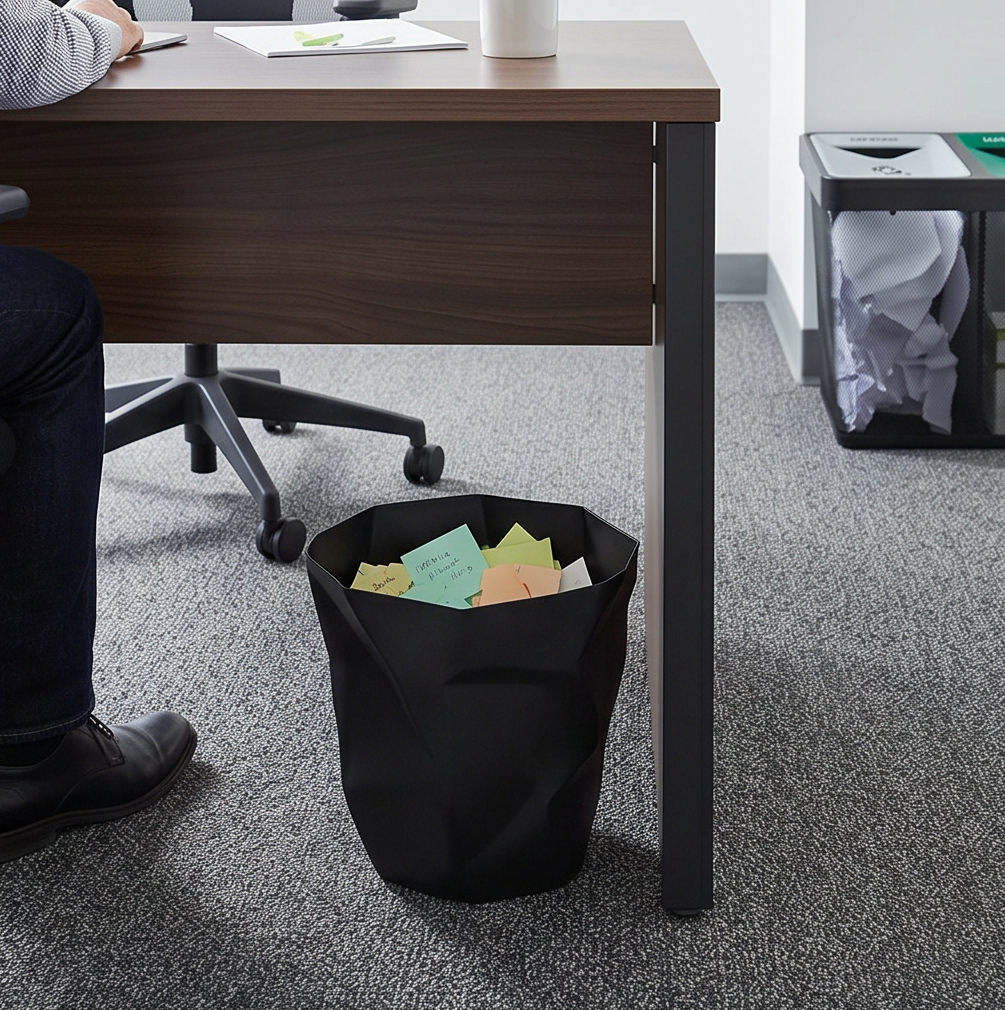 HAY Paper Bin 12L | Black Green Pink White | Home Office Waste Paper Bin