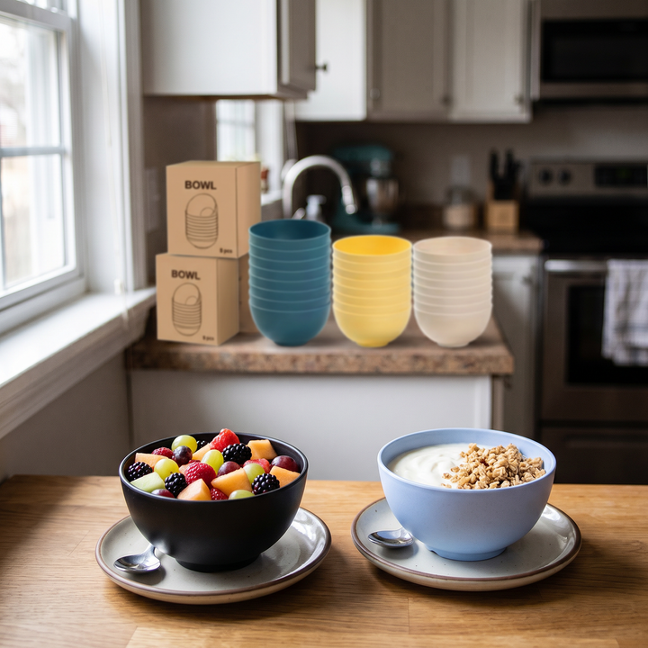 Nordic Salad Bowl in kitchen — 5 colours, dishwasher safe | HAY