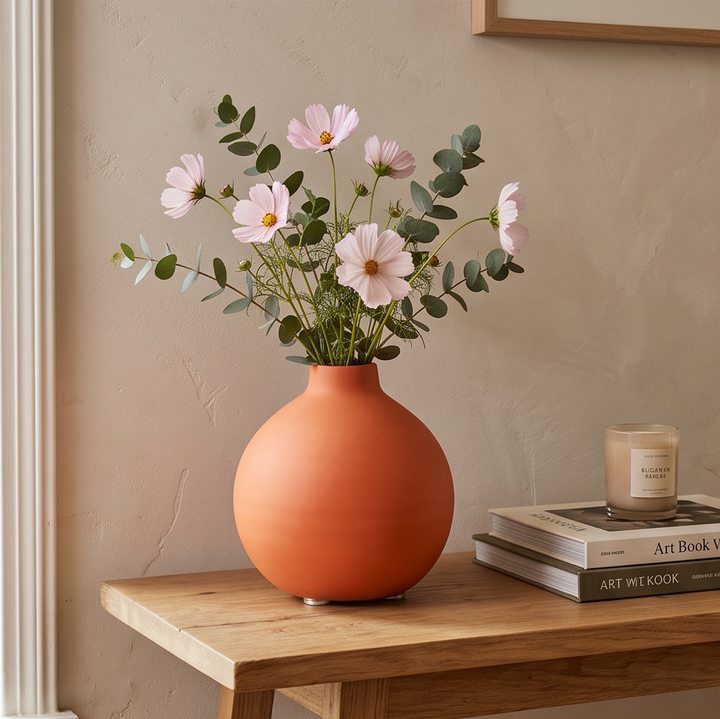 Facade Vase — single stem, dried grasses, works empty | HAY