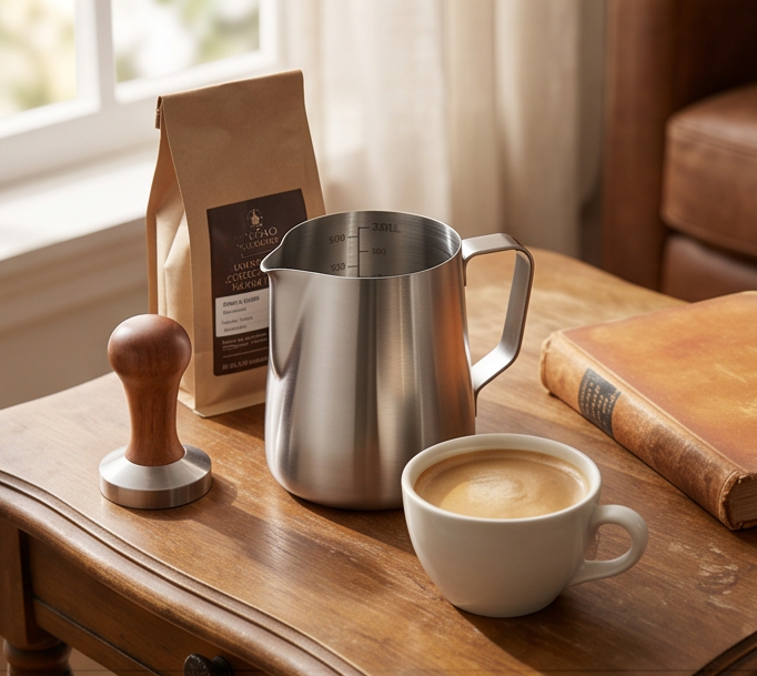 HAY Indian Pitcher Stainless Steel | Measuring Jug | Slim Handle | Kitchen