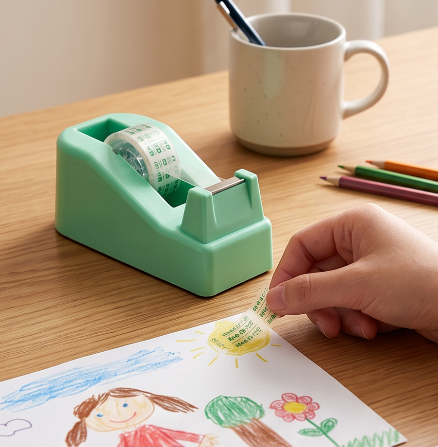 HAY Anything Mini Tape Dispenser | Green Purple Pink | Desk Accessory