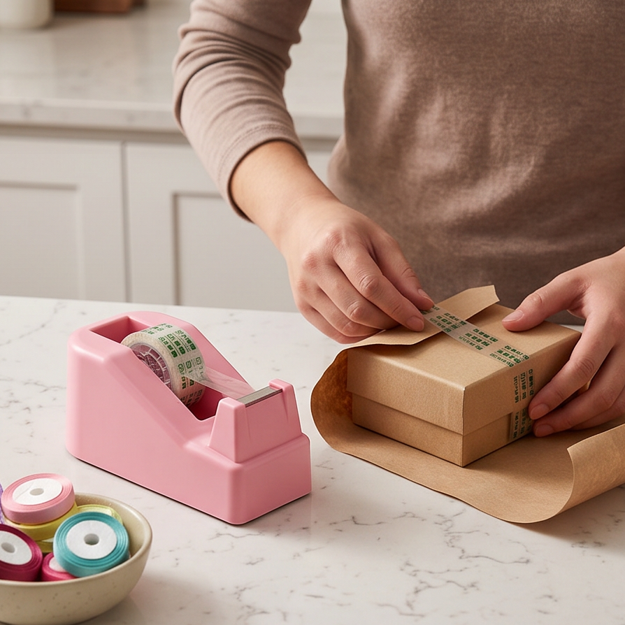 HAY Anything Mini Tape Dispenser | Green Purple Pink | Desk Accessory