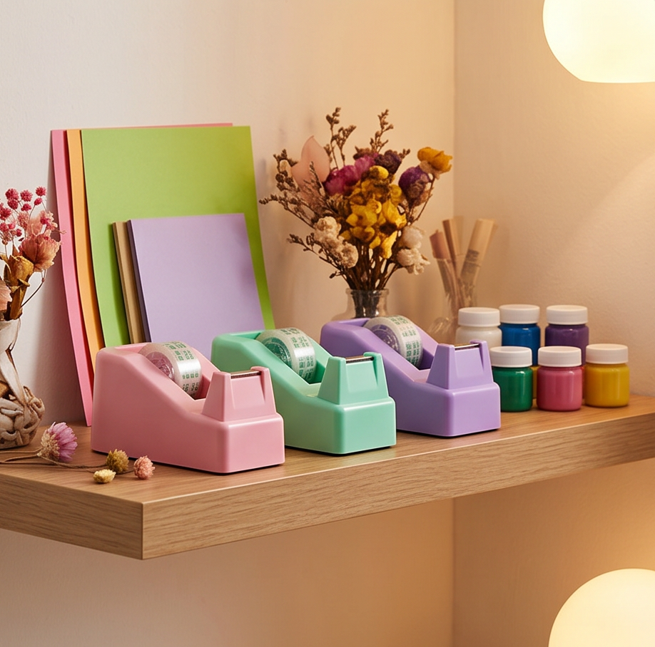 HAY Anything Mini Tape Dispenser | Green Purple Pink | Desk Accessory