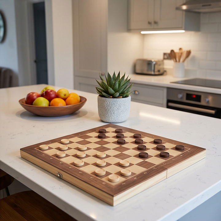 Chess 3 in 1 — chess, checkers, backgammon in wooden case | HAY